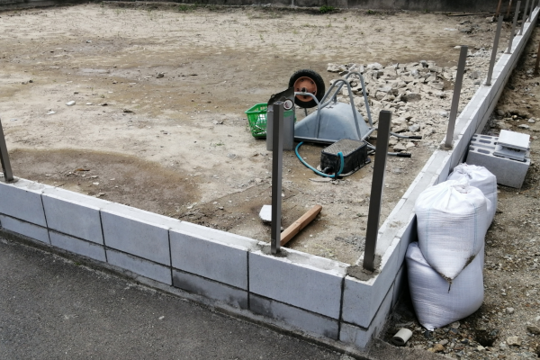 安全性を考慮した施工