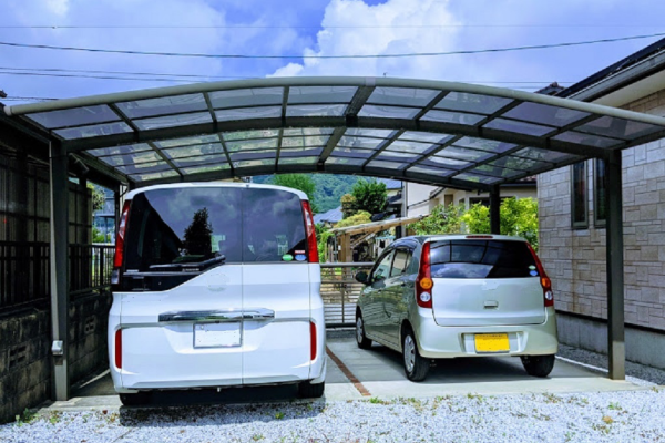 2台用のカーポートに変更したい