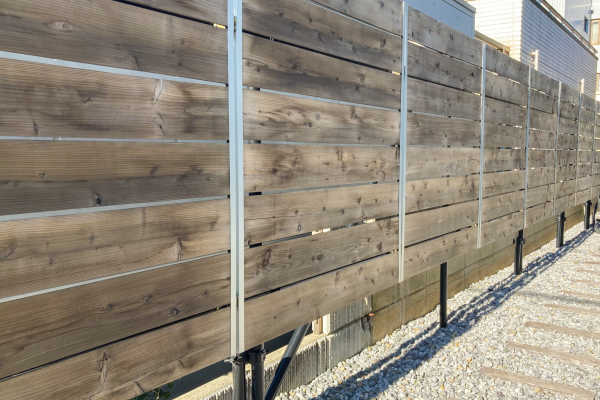 木目フェンス