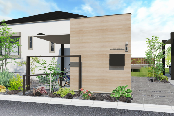 玄関まわりの印象を良くしたい