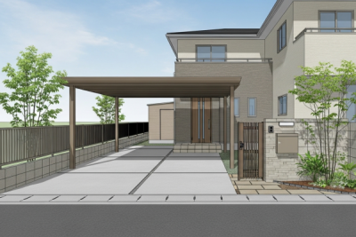 外構デザインの例2