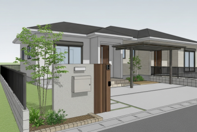 外構デザインの例4