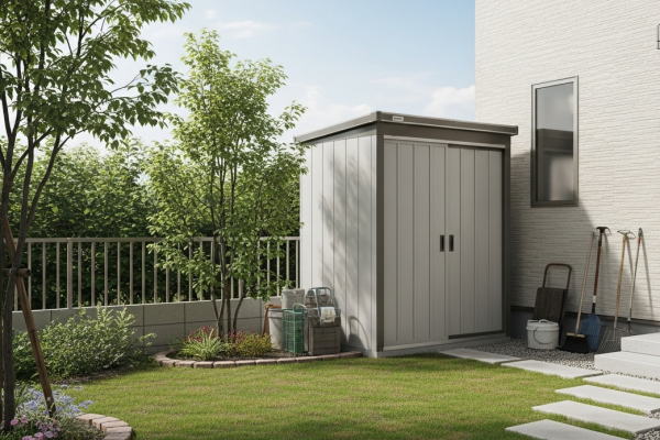 物置×庭・ガーデン工事