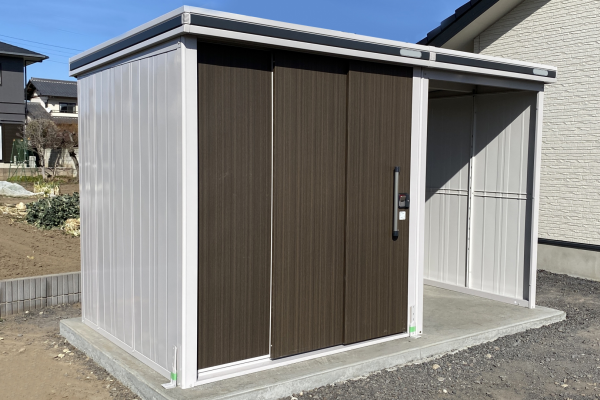 物置のサイズに悩んでいる